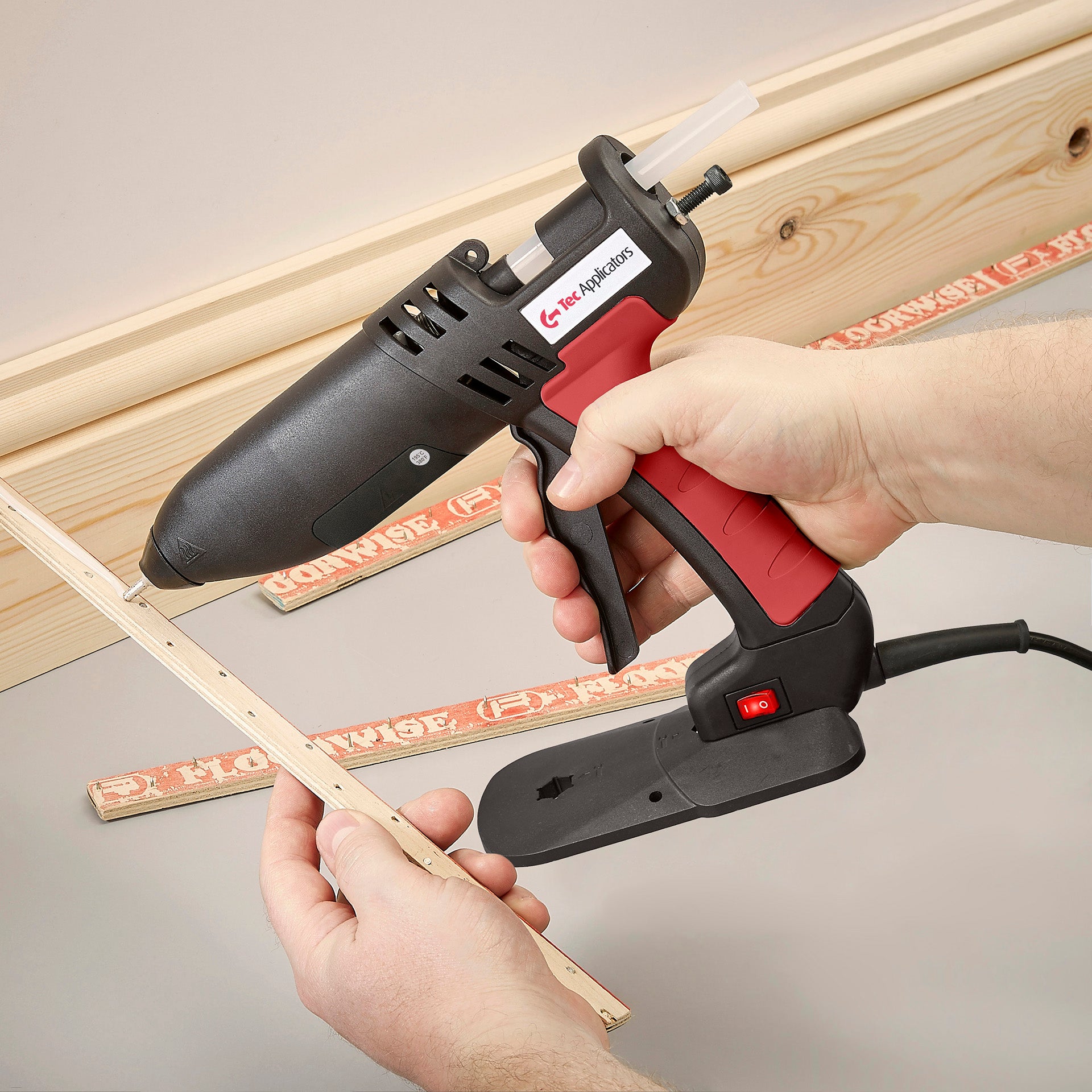 Tec 810-12 1/2" Industrial hot melt glue gun