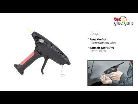 Gas Tec 600 1/2" butane powered hot melt glue gun