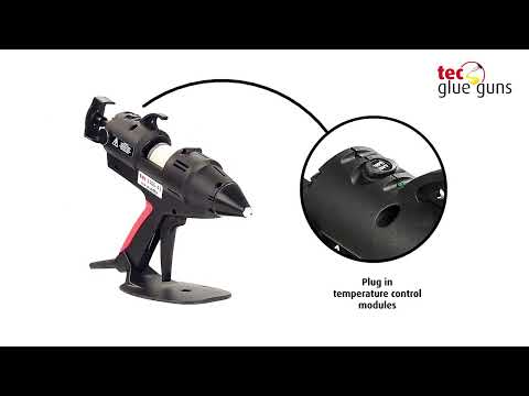 Tec 3400-43 1 3/4" industrial hot melt glue gun, plug in temp modules