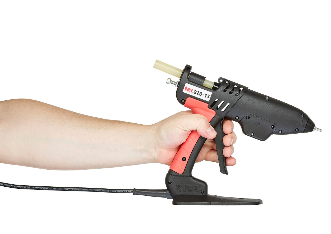 Tec 820-15 5/8" industrial hot melt glue gun, adjustable temp