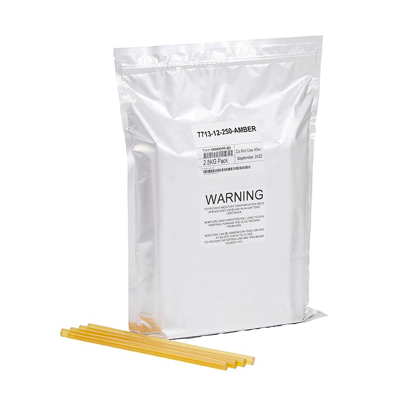 Amber Wood Knot Filler Glue, New 5.5lb resealable foil bag (about 100 sticks)