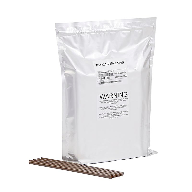 Mahogany Wood Knot Filler Glue, New 5.5lb resealable foil bag (about 100 sticks)