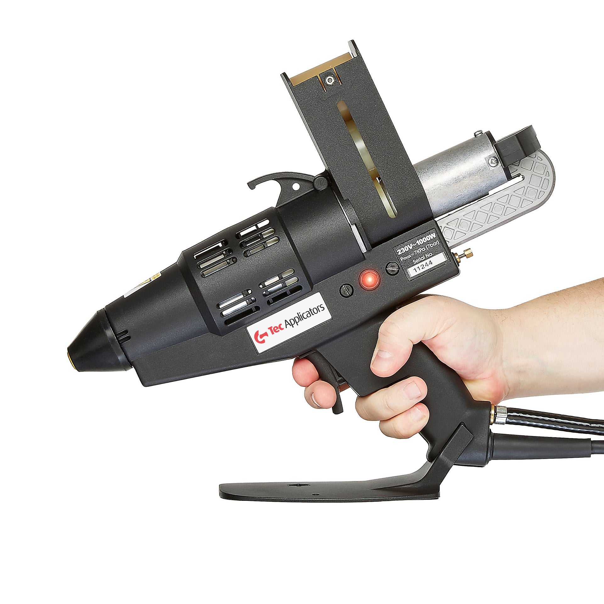 Tec 7300-43 1 3/4" SPRAY industrial hot melt glue gun, pneumatic assisted