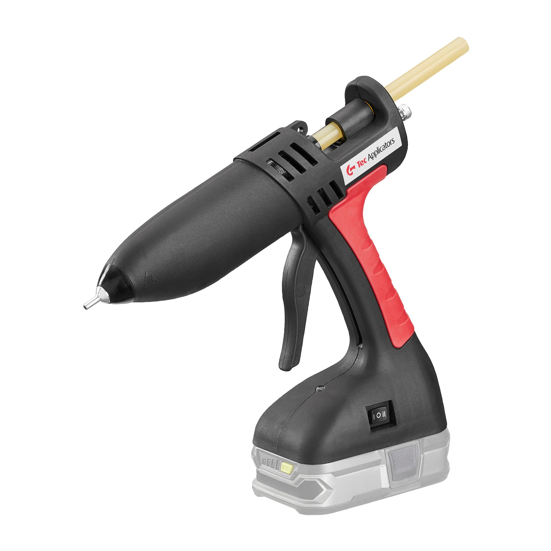 Tec 808-12 battery powered industrial 1/2" glue gun, dual temp, does not include battery