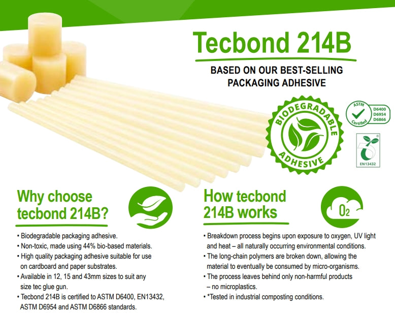 Tecbond 214B | Biodegradable hot melt adhesive