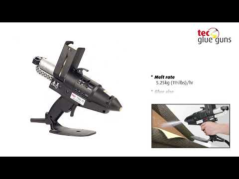 Tec 7300-43 1 3/4" SPRAY industrial hot melt glue gun, pneumatic assisted