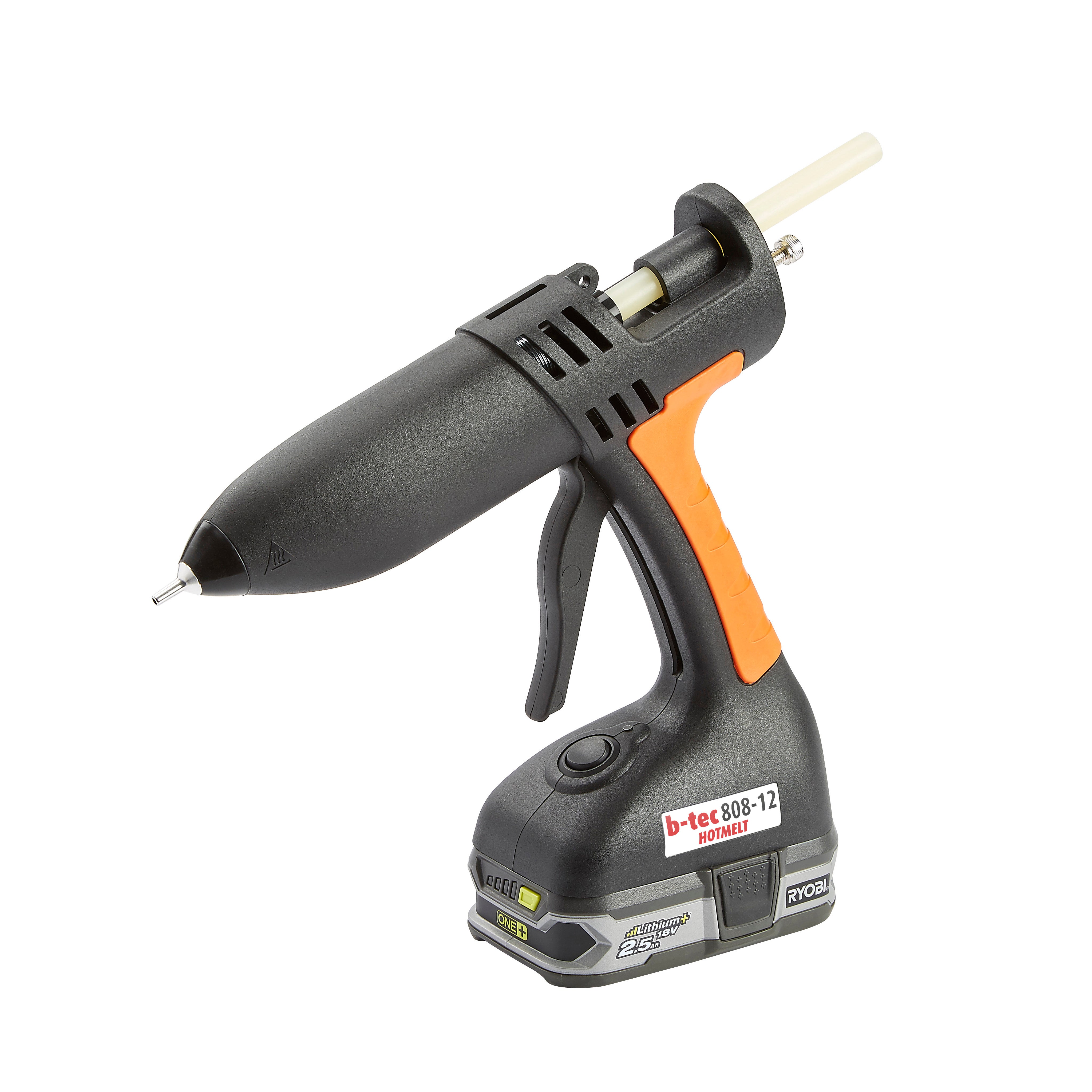Tec 808-12 battery powered industrial 1/2" glue gun, dual temp, does not include battery